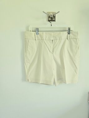 Loft Riviera Shirt Tan Shorts 17" Long